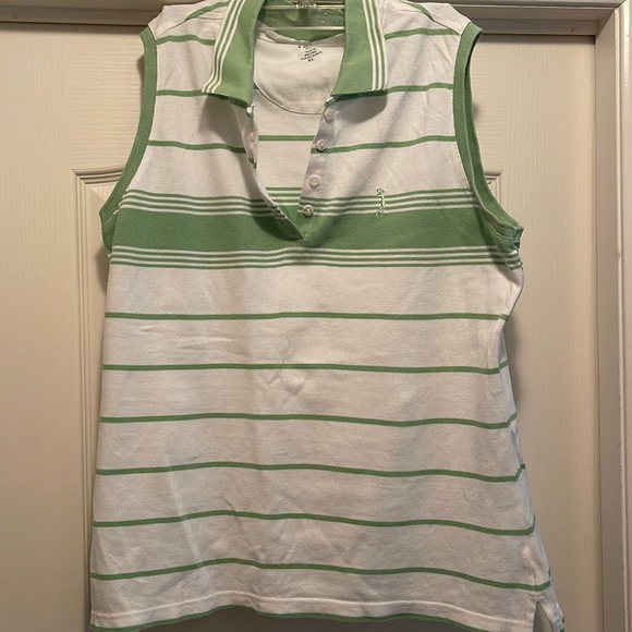 Ladies sleeveless Izod Golf shirt - Picture 1 of 7